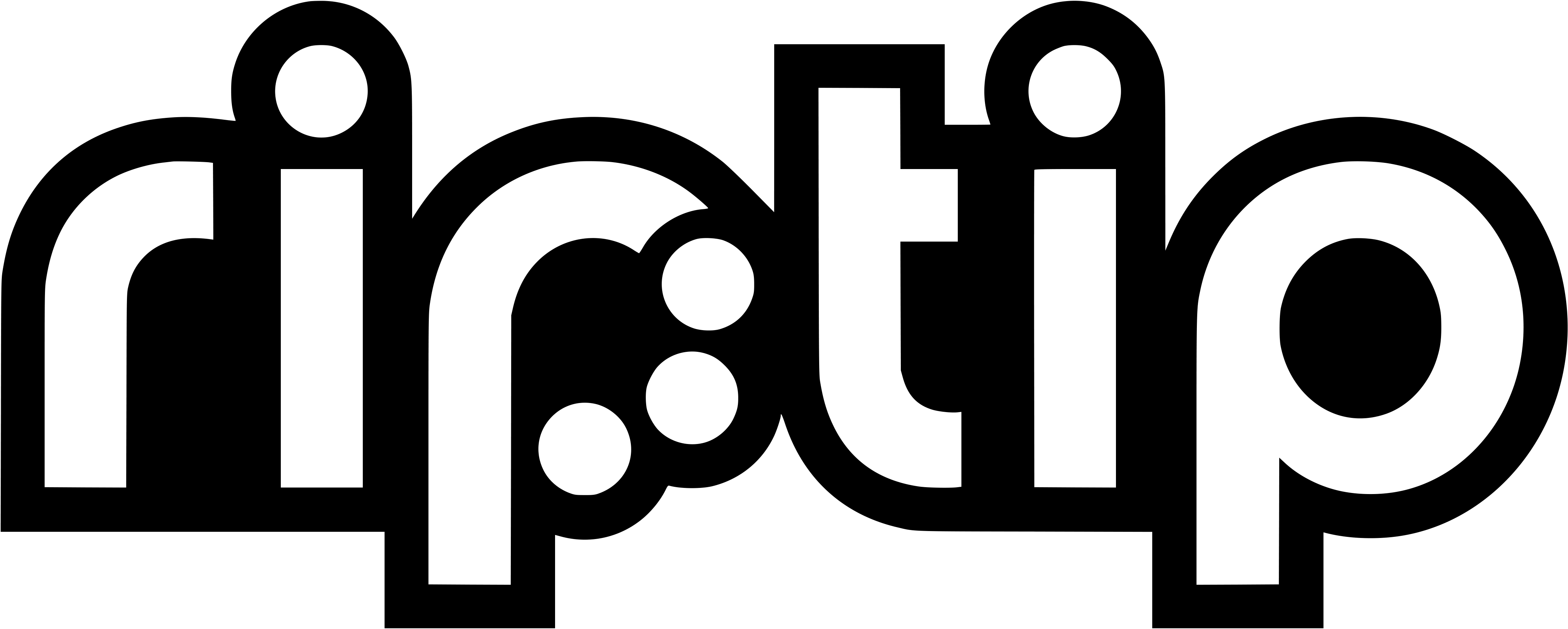 RipTip solid logo, black, on light background